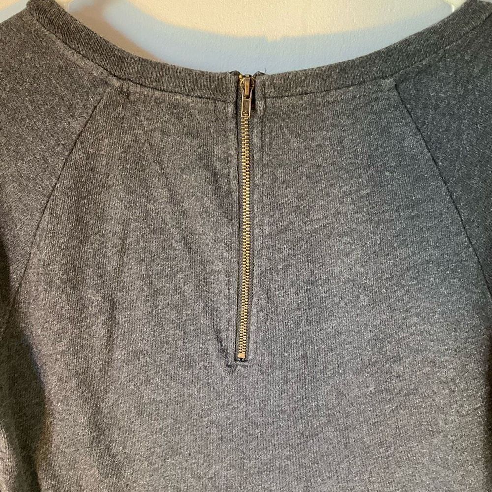 Dark Grey Tunic Long Top, Small. Merci Bien - Picture 9 of 10